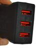 Портативный USB-адаптер питания 12 В 24 В на 5 В, 3 порта для зарядки, зажим-крокодил для аккумулятора, для автомобиля, грузовика, кемпинга, аварийного использования