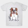 T Shirt Women Bulldog Harajuku Print Kawaii Tshirt Summer Short Sleeve Female T-Shirt Top Tee