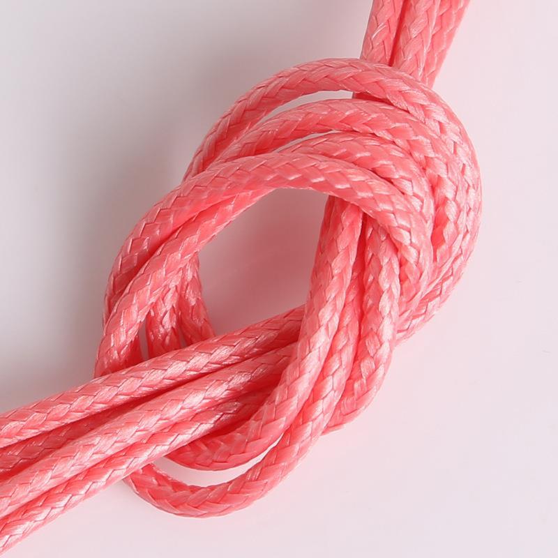 «Корейская вощеная веревка - 1-2 мм цветной шнур для самостоятельного изготовления ожерелий и браслетов»