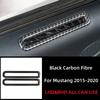 Для Ford Mustang GT 2015-автомобильные аксессуары из углеродного волокна, обогреватель боковой двери, вентиляционное отверстие, рамка, наклейка, внутренняя отделка