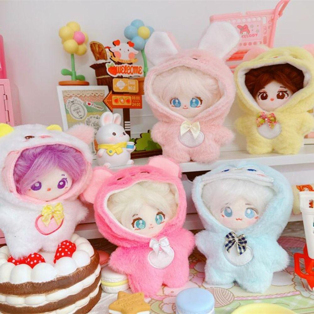 Плюшевая набивная кукла мультяшное животное комбинезоны замена идол плюшевая кукла одежда подарок на день рождения