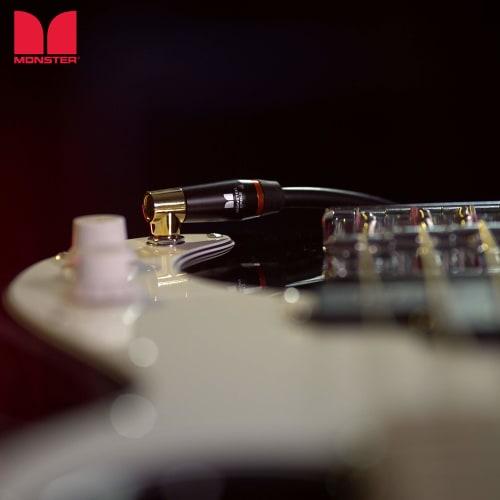 MONSTER CABLE BASS2-21A 21ft Straight XL Plug (M) for Bass Guitar, 600551