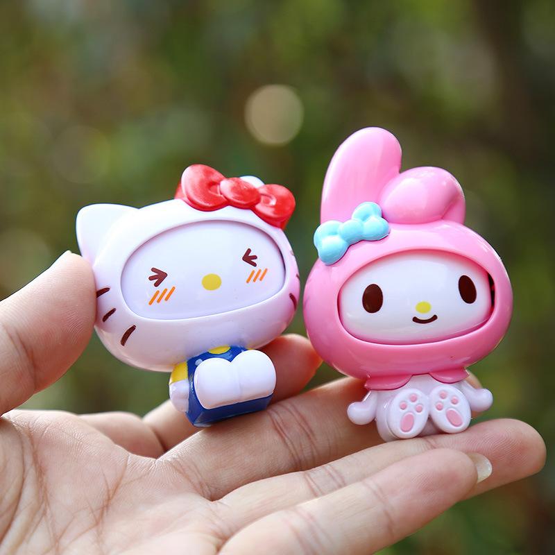 New Fashionable Toy Face-Changing Kt Series Figurine Doll Creative Blind Box Tabletop And Car Decoration Cute Animal Ornament
