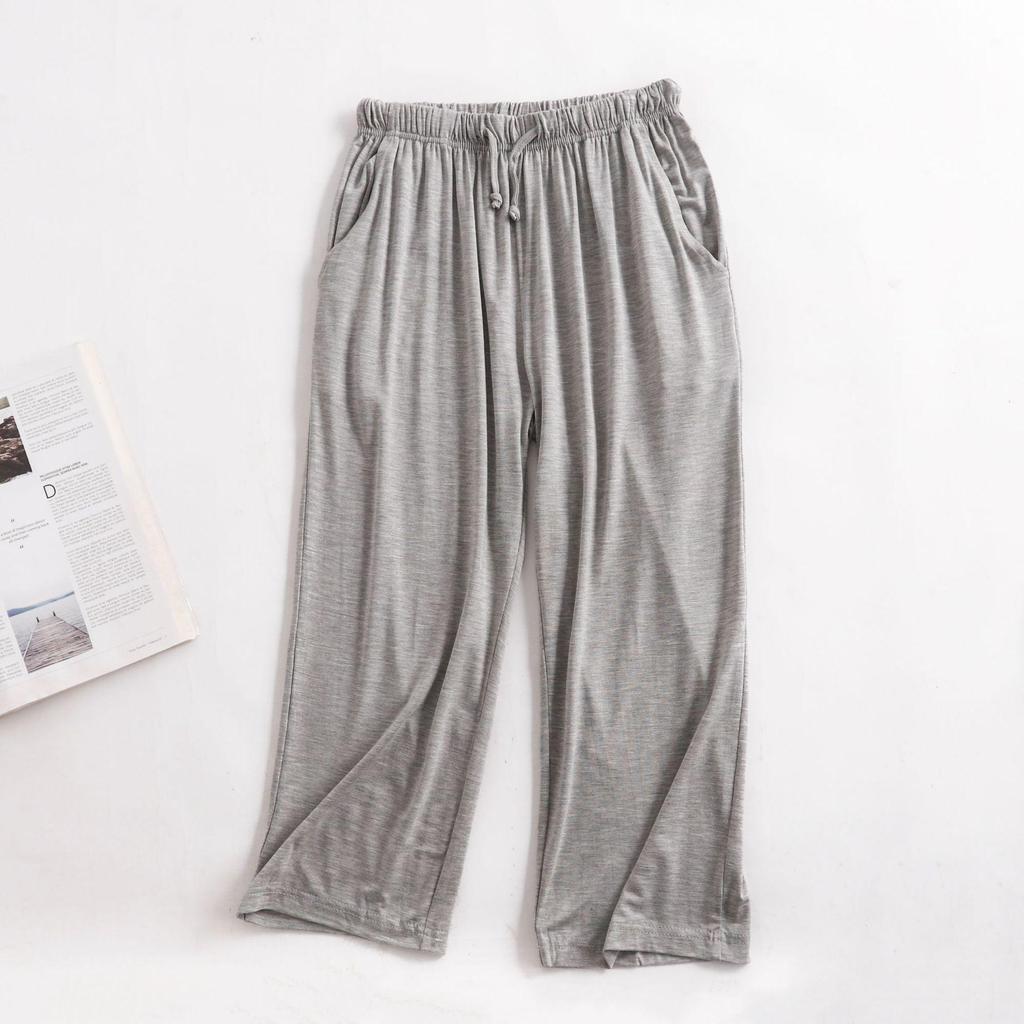Women's Modal Capri Sleep Pants: Loose, Thin, Summer Style for Home or Outdoor Wear
