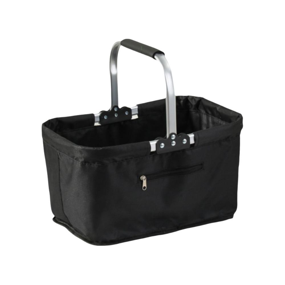 26 L Grocery Shopping Basket Oxford Cloth Shopping Bag Basket Grocery Storage Container Travel