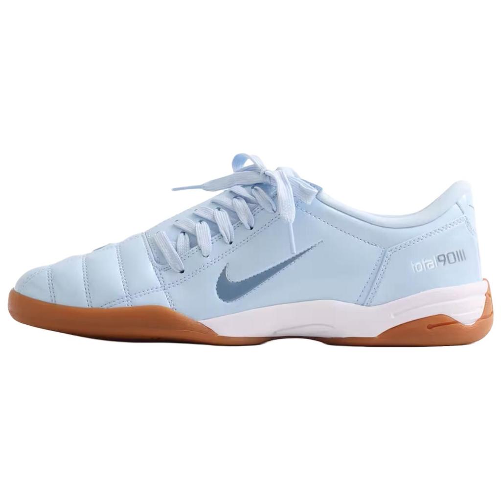 Nike Womens Total 90 'Celestine Blue Gum' (women's sizes) Celestine Blue / White / Gum Medium Brown / Work Blue Soccer Shoes IB5666 401