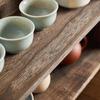1Pc Desktop DIY Shelf Tray Display Rack Cup Tea Set Solid Wood Chinese Style
