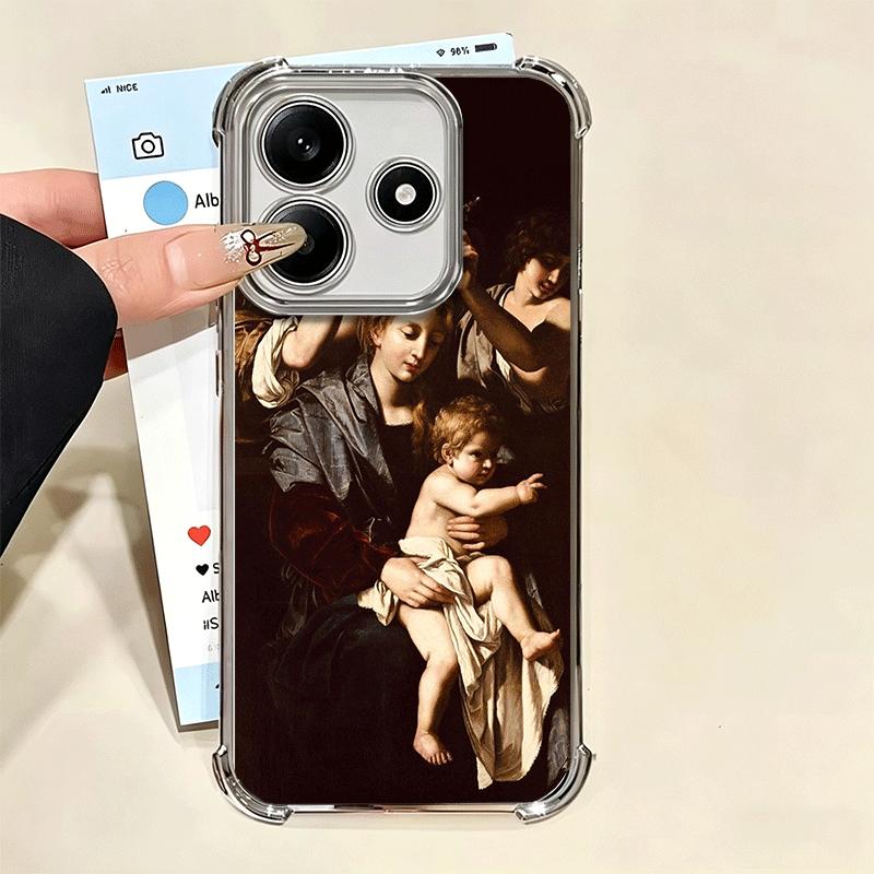Эстетика Возрождения Искусство Живопись Мягкий Чехол Для Телефона Для Xiaomi Redmi Note 14 15 Pro Plus 13 12 11S 11T 5G 10 9S 9 Покрытие Анти-Ф