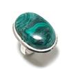 Malachite Handmade 925 Sterling Silver Jewelry Ring Size 7.5 G4l82