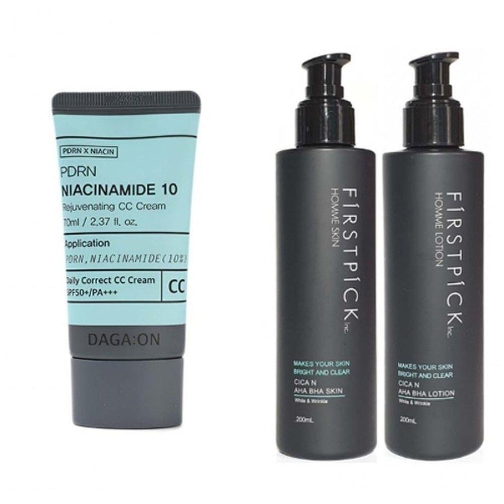FIRSTPICK Niacinamide 10 Tone Up CC CC Cream Cica Мужской лосьон для кожи