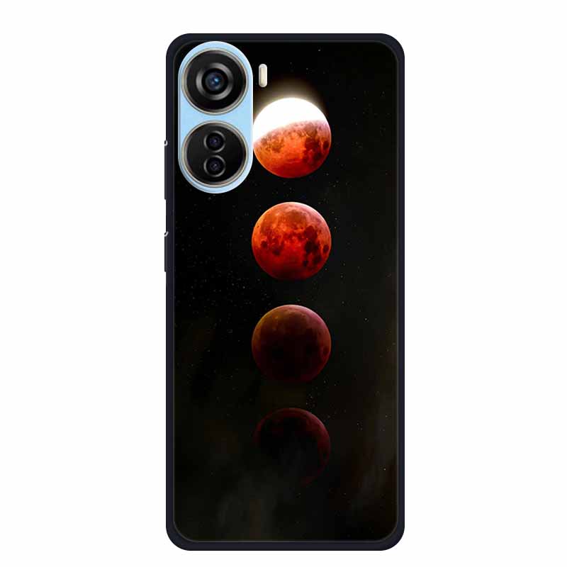 Черный силиконовый чехол для ZTE Blade V50 Design 5G Libero 5G IV V41 Vita Axon 40 lite Чехол для телефона Мультяшный кот Мягкая задняя крышка Coque