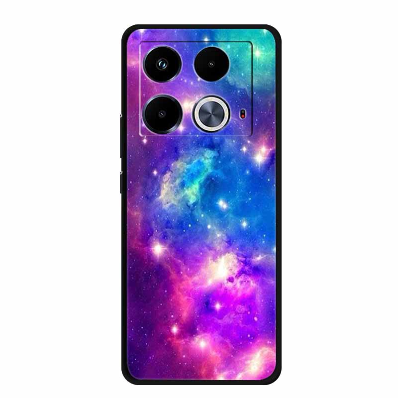 For Infinix Note 40 Case X6853 Space Soft Silicone TPU Astronaut Back Cover Phone Cases For Infinix Note 40 Pro 5G 4G Coque Para