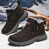 20244 Женские ботинки унисекс зимняя обувь женские водонепроницаемые зимние ботинки женские повседневные туфли без застежек плюшевая обувь мужские ботильоны