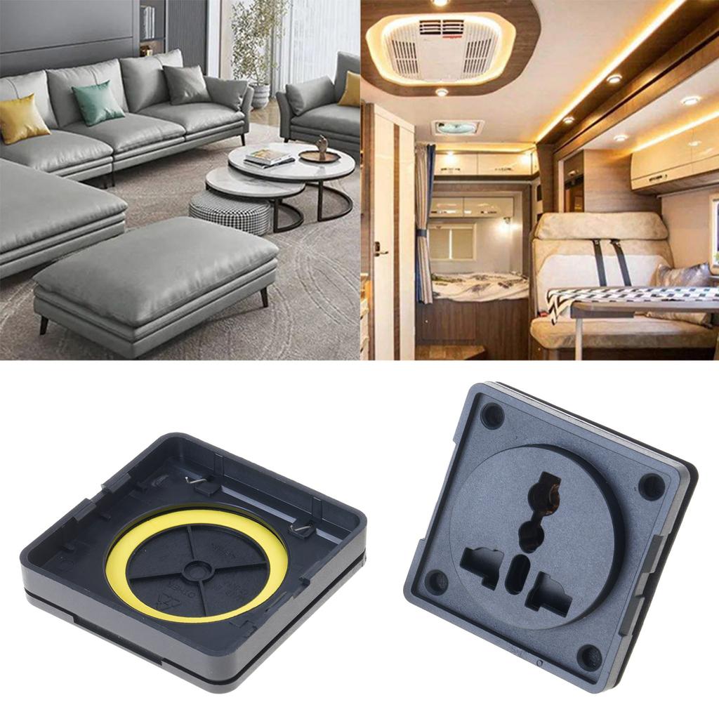 10A Погодозащищенная уличная розетка 10A 250V Электрическая розетка с откидной крышкой для караванов, автодомов