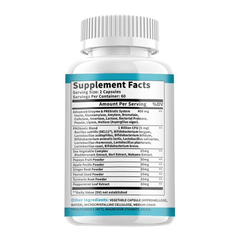 GREVIP - Digestive Enzyme Supplement Capsules - Gut Digestive Health