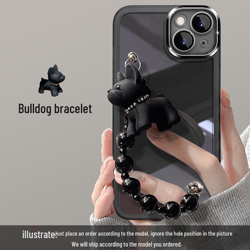 Прозрачный чехол-браслет с мишкой для iPhone 16 Pro Max/14/15 - Новый модный защитный чехол