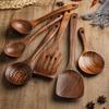 4-8 шт. Деревянная кулинарная ложка Натуральный материал Набор кухонных лопаток Набор кухонной утвари Дом