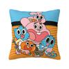 Video Game Gumballs Square Pillow Case Cushion Cover Fashion Zipper Decor Pillowcase for Home xcm