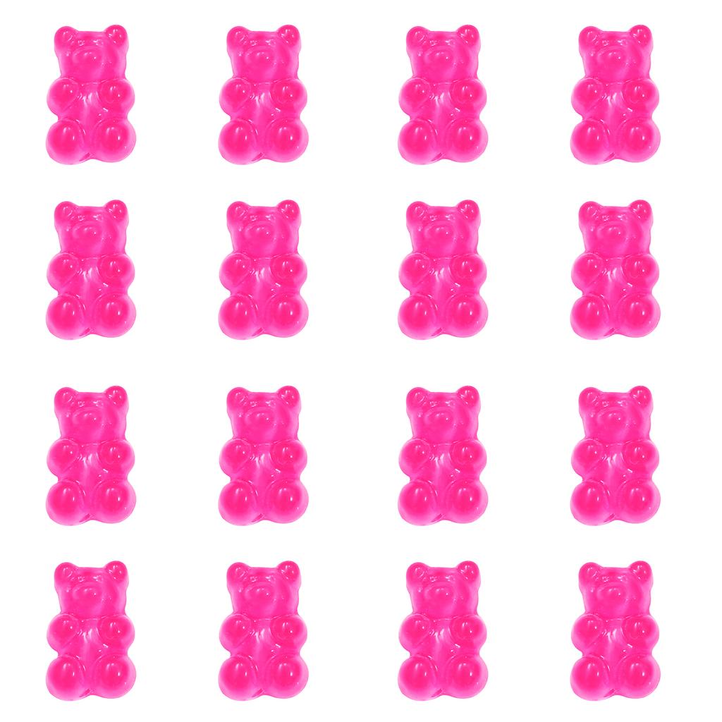 1000Pcs Resin Candy Bear Charms Beads for DIY Necklace Bracelet Earrings Jewelry Making