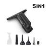 5-IN-1 Window Cleaner Glass Scraper Wiper Strip Wireless Portable Handheld Powder Vacuum Cleaner For Car With Vacuum Air Pump