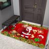 Рождественский дверной коврик, кухонный коврик, Санта-Клаус, нескользящий ковер, Рождественское украшение для дома, с Новым годом, рождественские украшения, подарки