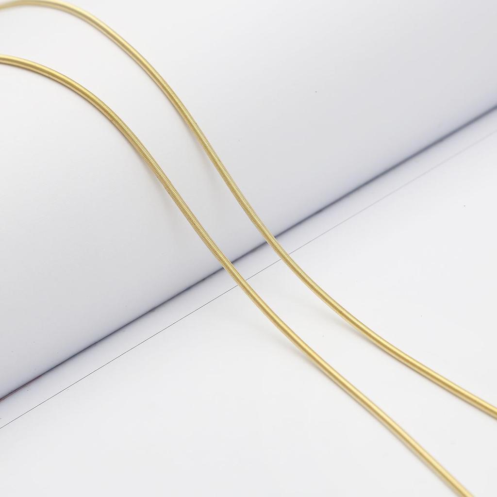 20/90cm Iron Spring Bar Chain For DIY Necklace Bracelet Jewelry Making Craft Accessories