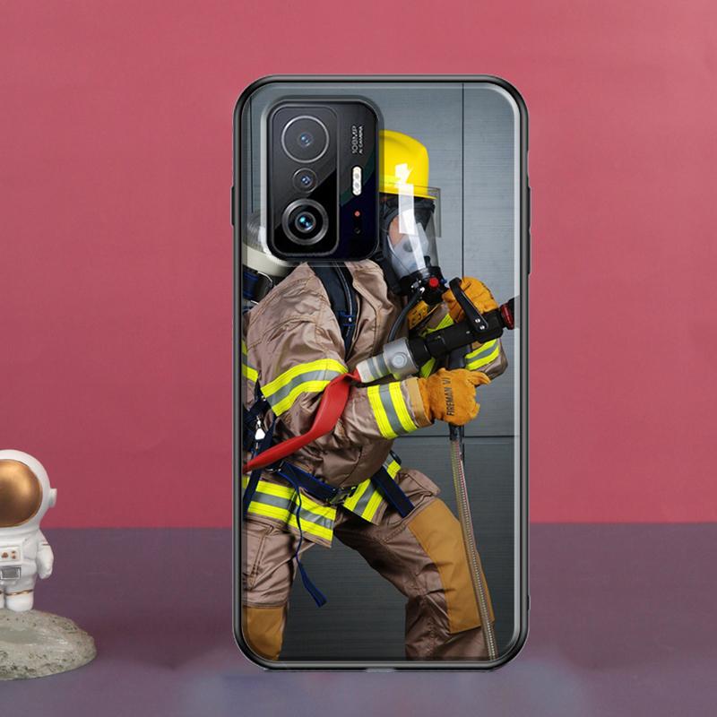 Чехол Firefighter Heroes Fireman для POCO X5 X3 F5 Pro X4 F4 GT M5s C40 F3 для Xiaomi 13 Lite 12 11T 12T Pro 12X
