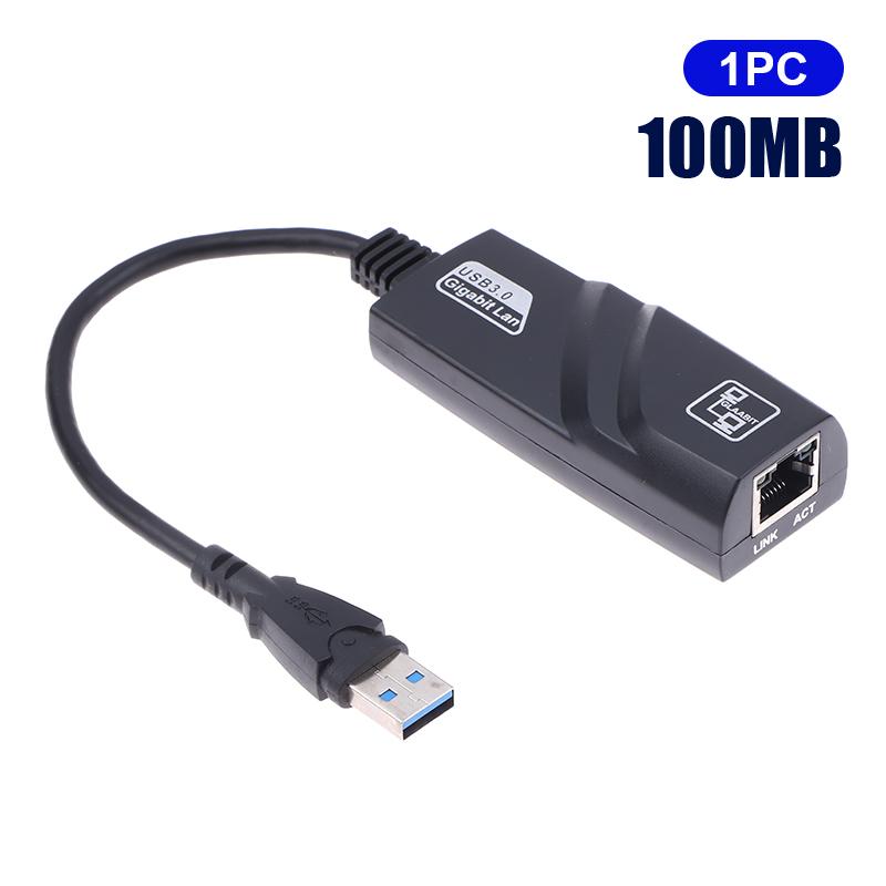 Сетевой адаптер USB 3.0 на RJ45 RTL8153 Lan Ethernet-адаптер 100/1000 Мбит/с Сетевая карта для ноутбука Win10/11