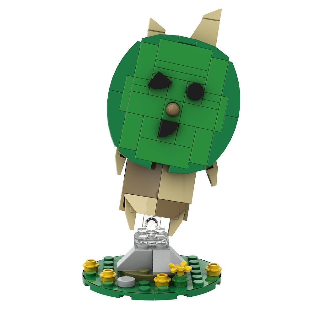 Gobricks Moc Zeldaed Яхаха Корок Brickheadz Модель Кирпичи Zeldaed Игровые Фигурки Набор Строительных Блоков Руины Страж Игрушки В Подарок