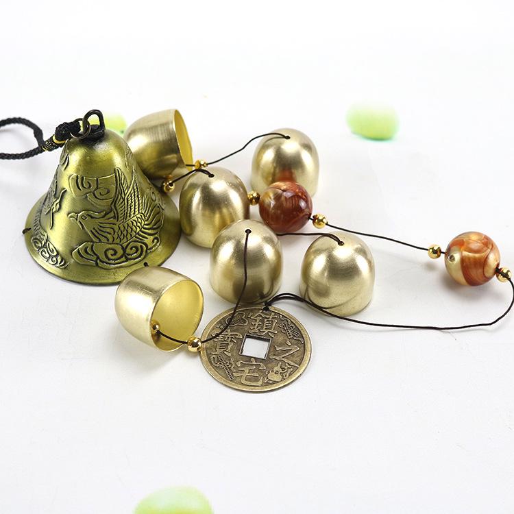 Старинные китайские литые ветряные колокольчики: Подвеска-колокольчик из меди для домашнего декора и подарков