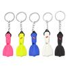 Stylish Silicone Scuba Diver Keychain Elegant Dive Fin Keychain Accessory Flipper Keyrings Bag Decoration for Divers
