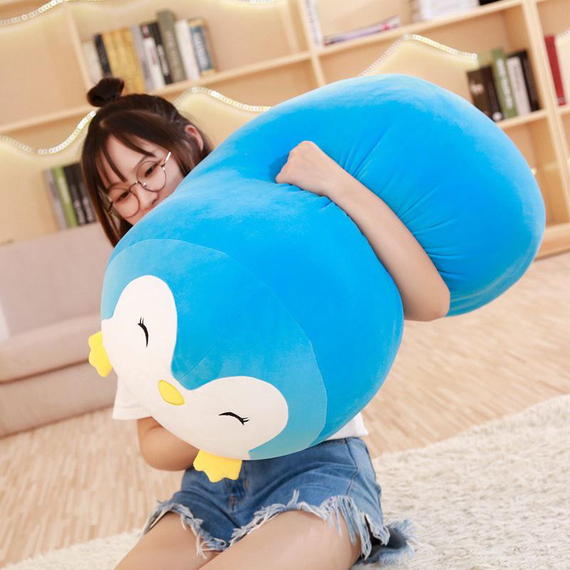 28-90CM Soft Animal Cartoon Pillow Cushion Cute Fat Dog Cat Totoro Penguin Pig Frog Plush Toy Stuffed Lovely Kids Birthyday Gift