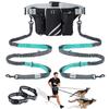Hands-Free Dog Walking & Running Waist Bag – Waterproof Lightweight Training Belt with Retractable Leash & Secure Storage