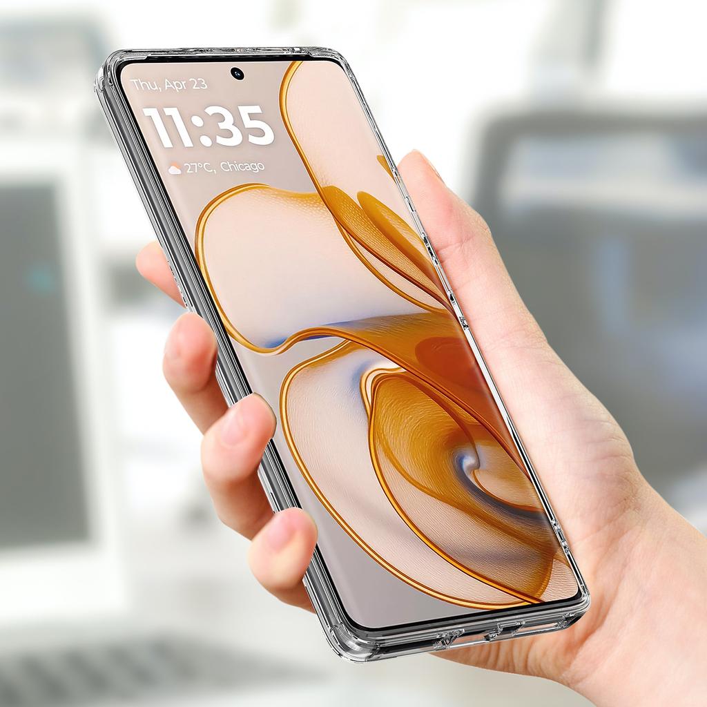 Для Magsafe Магнитный беспроводной зарядный чехол для Motorola Moto Edge 50 Neo Edge50 Neo Прозрачный противоударный чехол для задней крышки