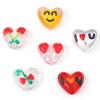 2Pcs Resin Love Heart Beads Cherry Christmas Tree Charms For DIY Necklace Bracelet Earrings Jewelry Making Craft Accessories