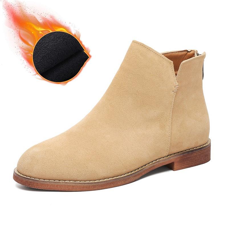 Мужские повседневные ботинки челси в английском стиле, слипоны из коровьей замши, ковбойские осенне-зимние ботинки, красивые ботильоны hombre
