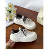Новый продукт горячая распродажа осень новый толстоподошвенный маффин универсальные маленькие белые туфли повседневные кеды 5852