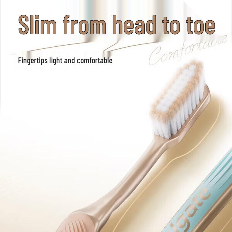 Colgate Slim Soft Charcoal Dazzling Gold Toothbrush (4-Pack)