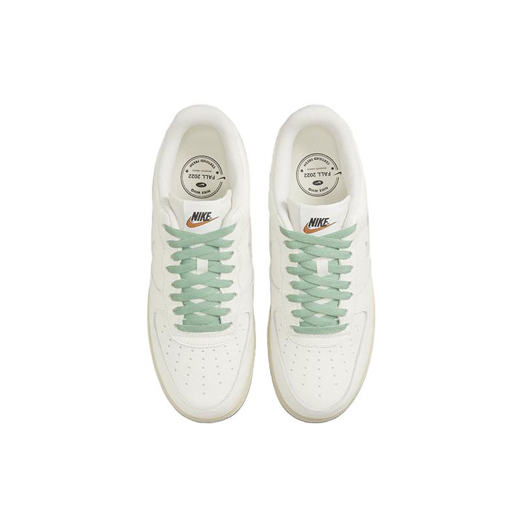 Nike Air Force 1 07 Premium Vintage Certified Fresh Men Sneakers White Sail Enamel-Green DO9785-100