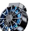 Задний радиатор для телефона Тихий с RGB-подсветкой Рассеивание тепла Сильный ветер 3-ступенчатая регулировка ветра Вентилятор радиатора Аксессуары для телефона