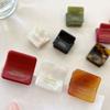 Hair Grab Clip Acetate Hair Clips Square Mini Hair Claw Retro   Daily