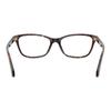 Versace Brand Logo Acetate Rectangular Optical Frame Women's Brown 26126528 VE3375108-Brown F