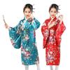 Bathrobe Gown Yukata Dress Cherry Blossom Pattern Cosplay Costume  Kids Boys Girls