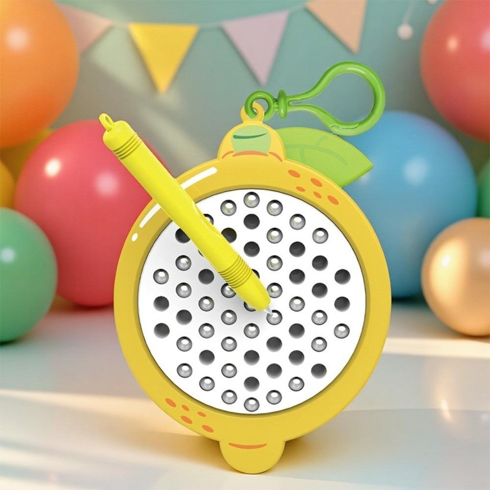 Funny Magnetic Drawing Board Keychain Hanging Decoration Drawing Board Toy Boys Girls