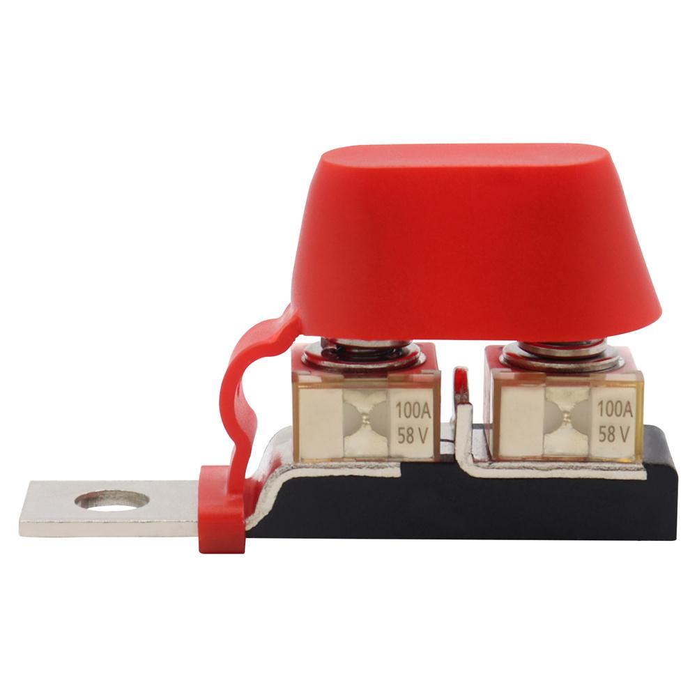 Double Studs Max Voltage 58V with 2pcs 100A Fuse Terminal Fuse Block Kit