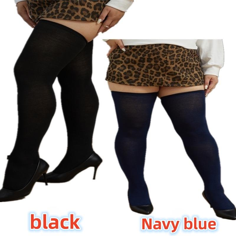 Woman Thigh High Socks Extra Large Size Knee High Stocking Over Knee Socks Plus Big Size Socks