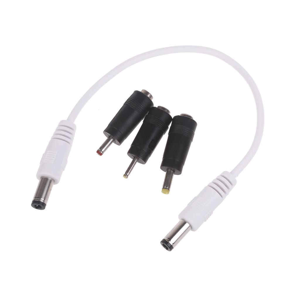Male To Male 5.5x2.5mm Plug Power Adapter Cable Extension Cable with 4.0x1.7mm 3.5x1.35mm 2.5x0.7mm Plug Adapter