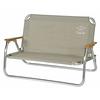 CAPTAIN STAG Bench Aluminum Low Bench with Back W960 X D560 X H600 Monte UC-1830 Khaki Width 960 X Depth 560 X Height 600mm, Seat Height 220mm
