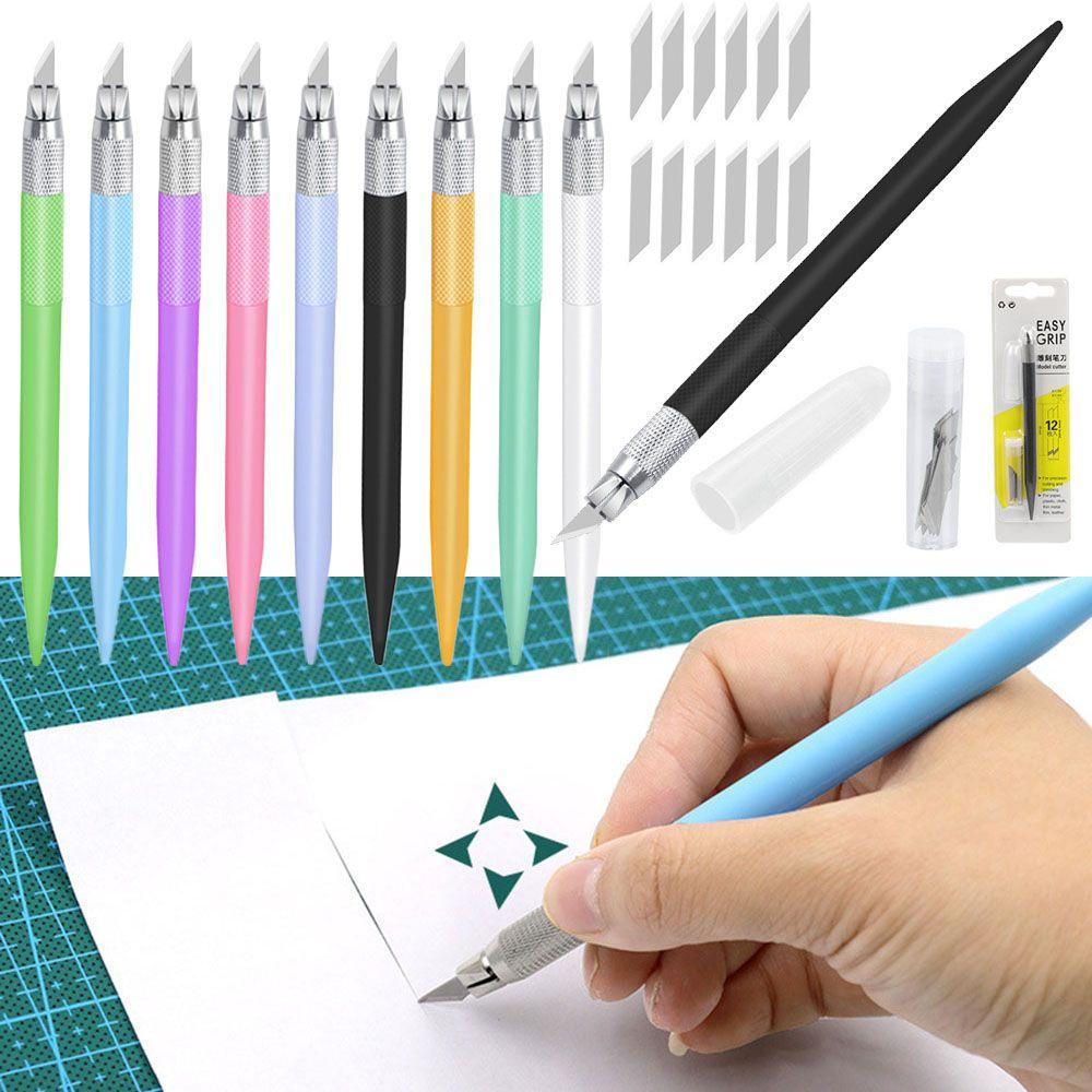 Ручной счет лента нож для резьбы художественный нож ручка инструмент для резки поделки прецизионный резак для бумаги