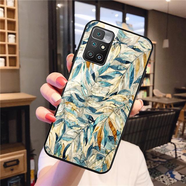 Чехол Redmi 9 для Xiaomi Redmi 10, чехол из закаленного стекла Redmi 9a 9c Nfc 8a 8 7a 6a Note 8 9 10 Pro, чехол с рисунком на спине